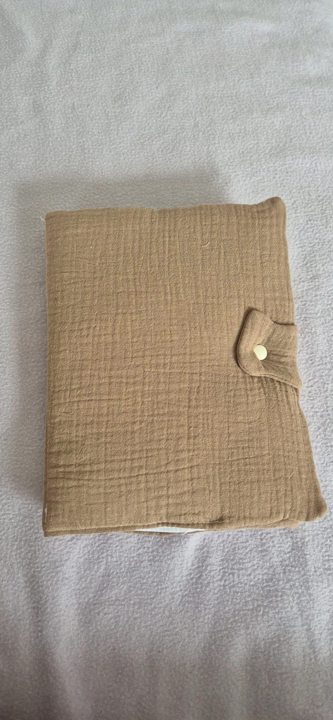 Protège carnet de santé marron 